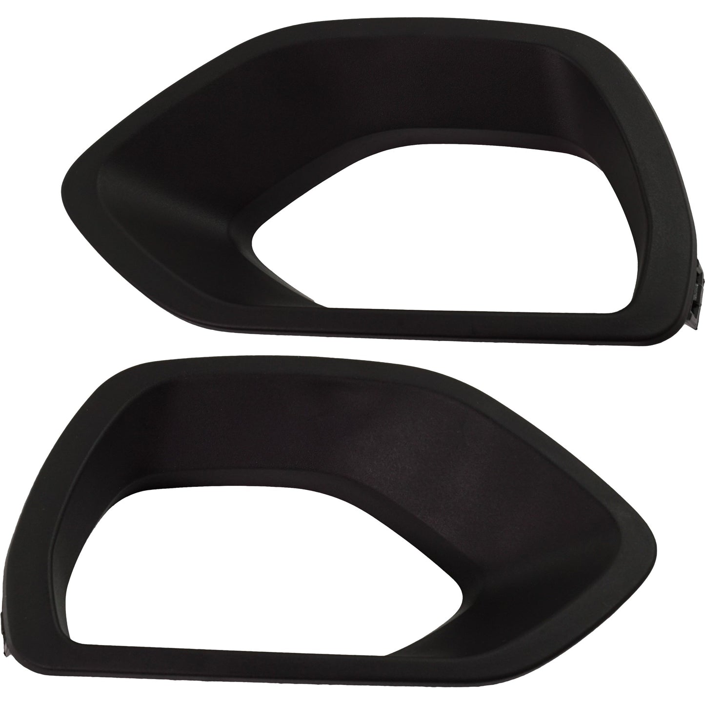 Driver and Passenger Side Grille Trim, Textured, For Models With Hood Scoop