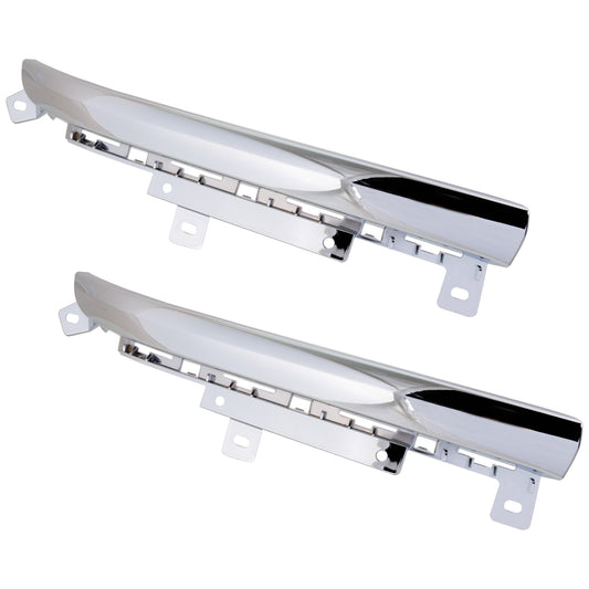 Driver and Passenger Side, Lower Grille Trim, Chrome