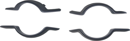 Front, Driver and Passenger Side Fog Light Trims, Primed, For Models With Fascia, Type 1