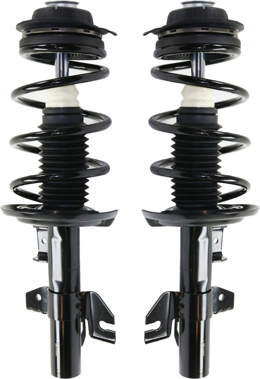 Front, Driver and Passenger Side Fully Loaded Strut, FWD