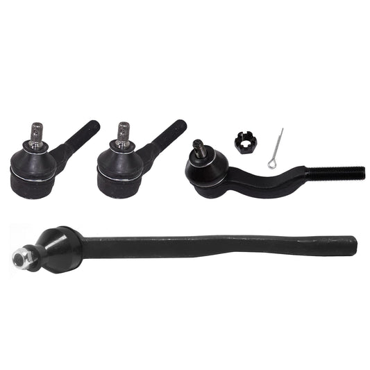 Front, Driver and Passenger Side, Inner and Outer Tie Rod Ends