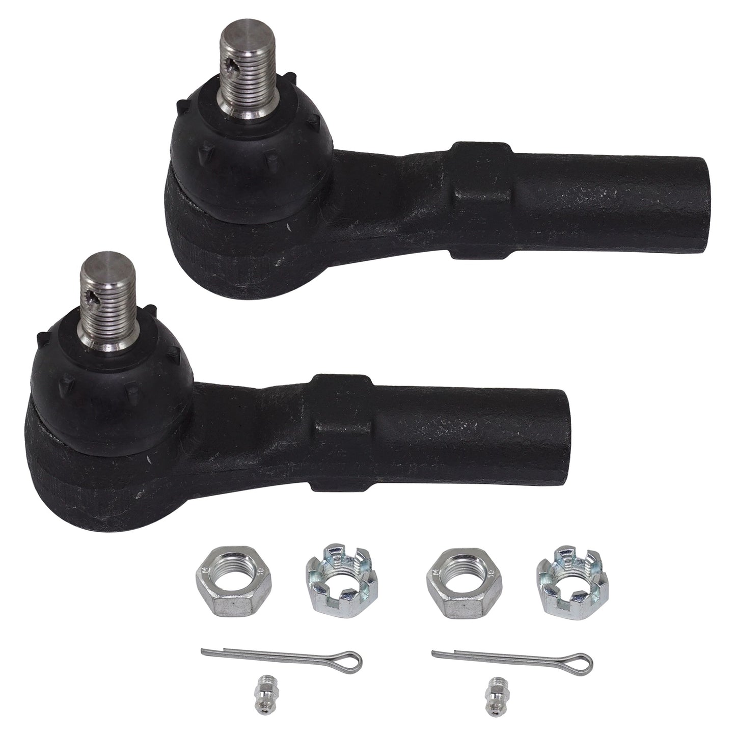 Front, Driver and Passenger Side, Outer Tie Rod Ends
