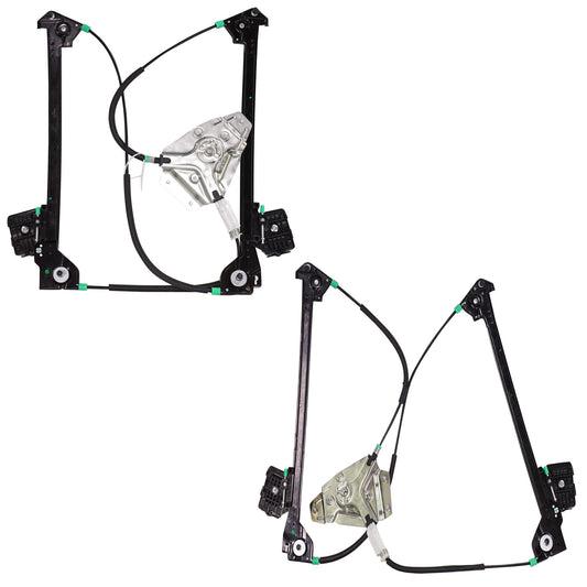 Электростеклоподъемник передних дверей со стороны водителя и пассажира, без мотора