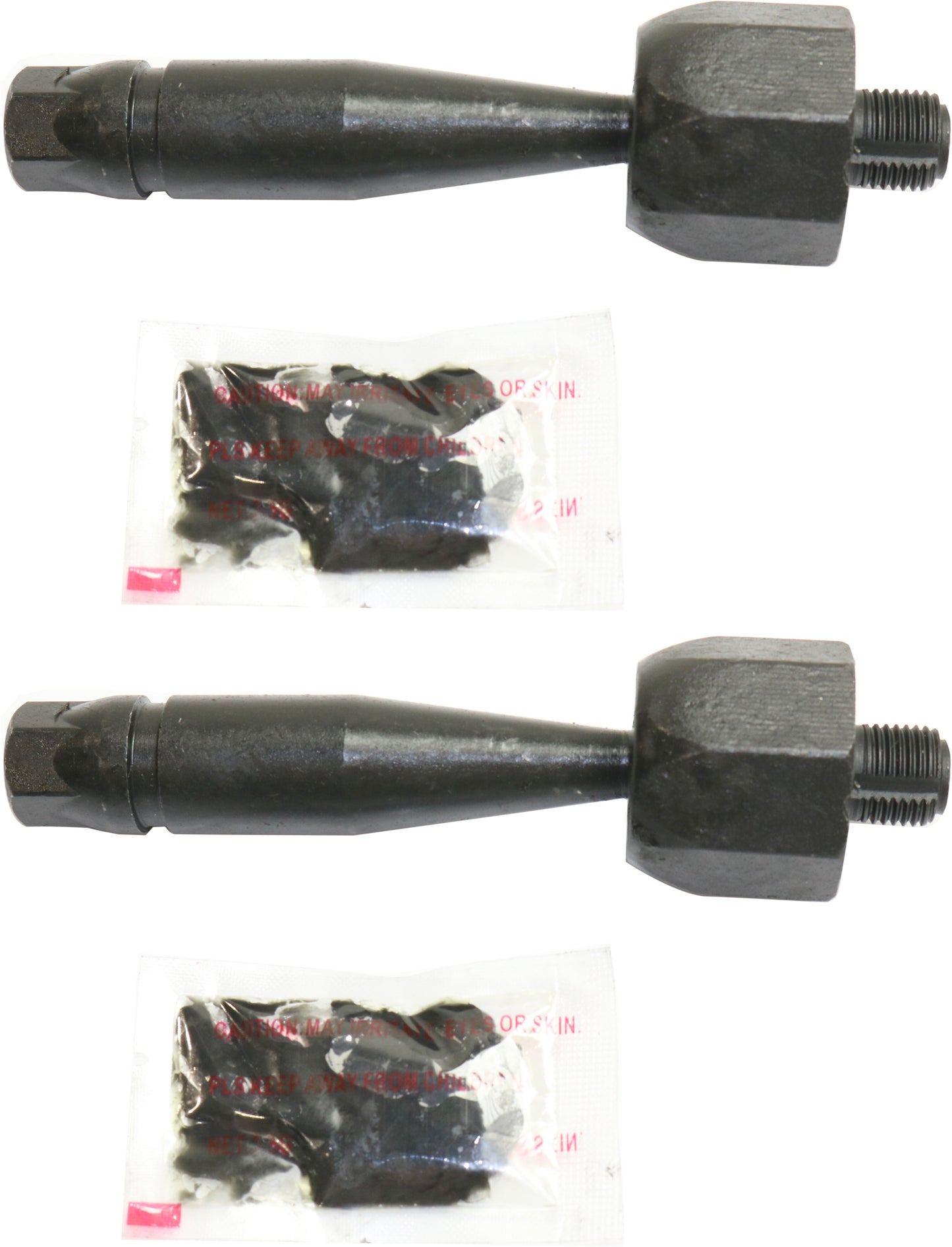 Передние, со стороны водителя и пассажира, внутренние наконечники рулевой тяги