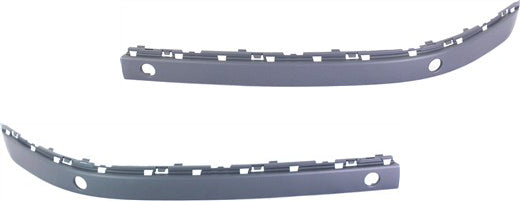 Front, Driver and Passenger Side Bumper Trims, Chrome
