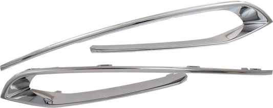 Driver and Passenger Side Grille Trim, Chrome, For Models With Luxury Line