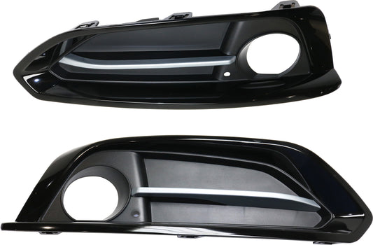 Front, Driver and Passenger Side Fog Light Trims, Primed