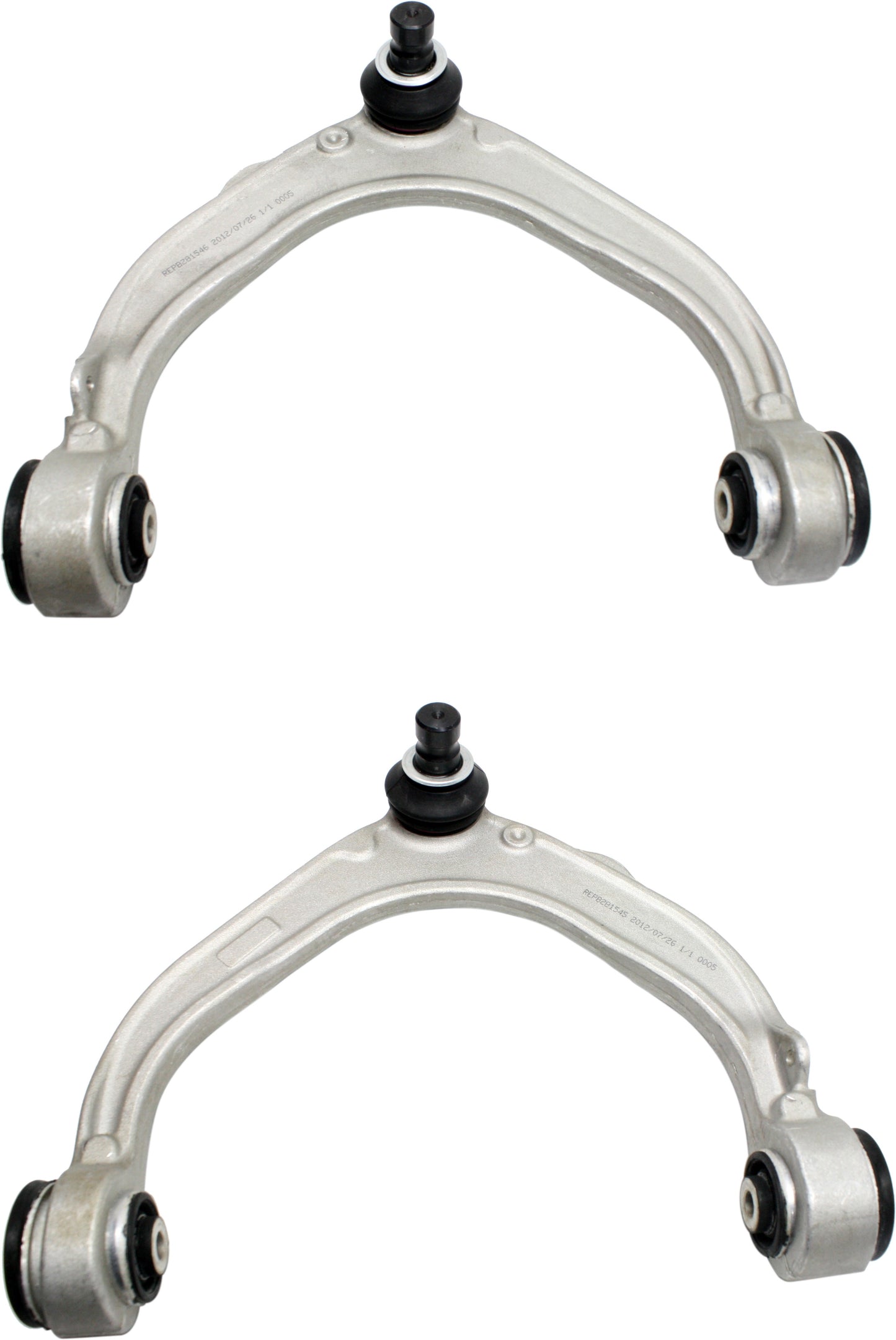 Front, Driver and Passenger Side, Upper Control Arms