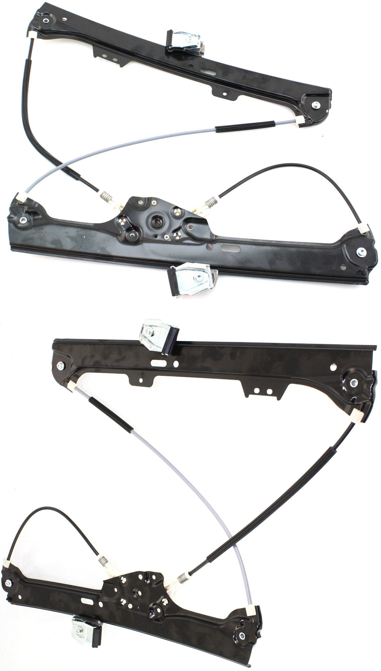 Front, Driver and Passenger Side Power Window Regulator, Without Motor