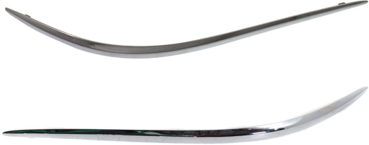 Накладки на задний бампер со стороны водителя и пассажира, хром