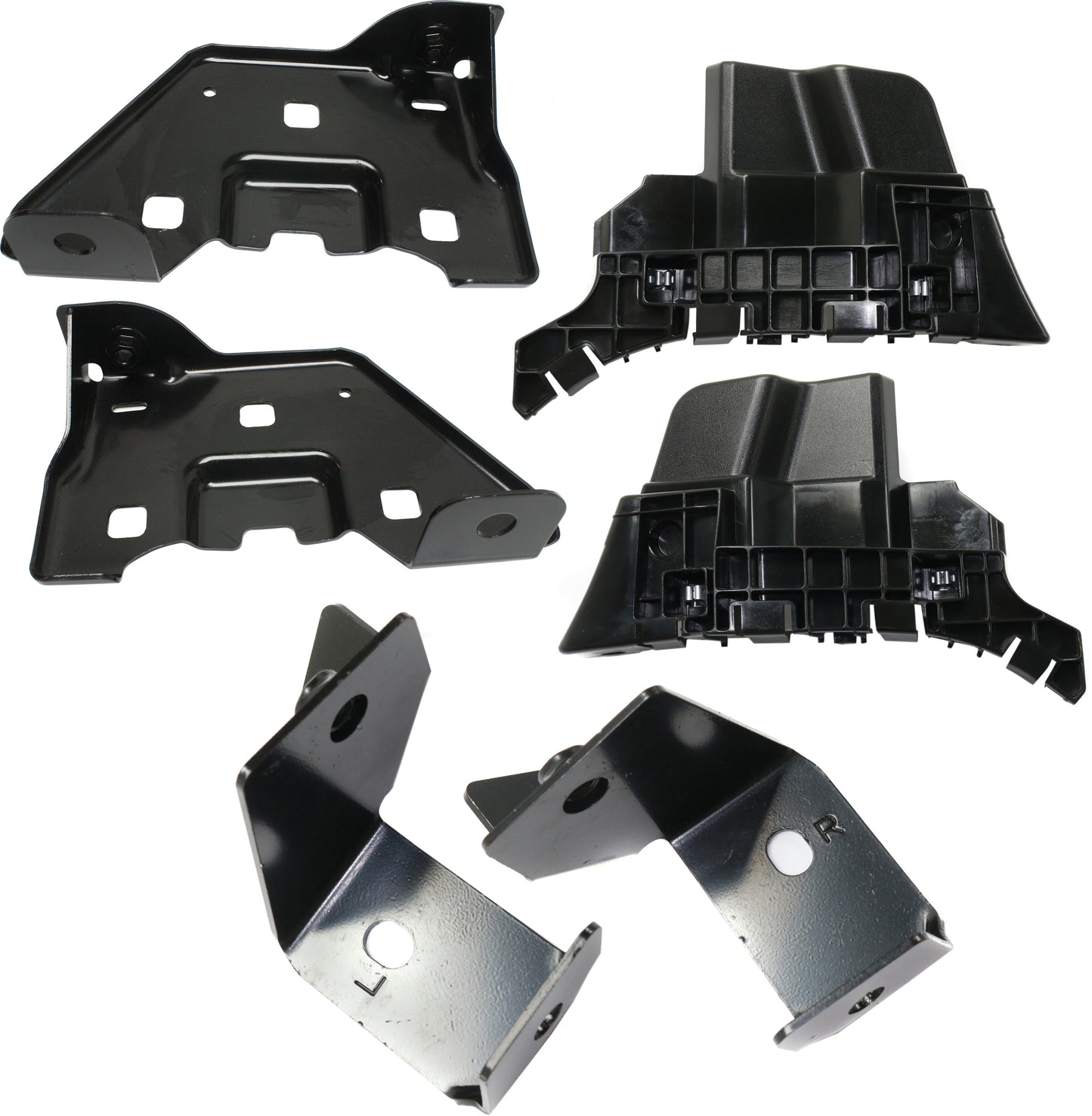 Front, Driver and Passenger Side, Inner Bumper Bracket