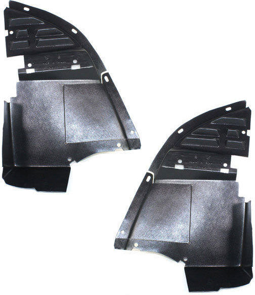 Front, Driver and Passenger Side, Lower Valance, Cover Deflector, Primed
