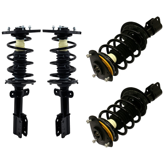 Front and Rear, Driver and Passenger Side Fully Loaded Strut