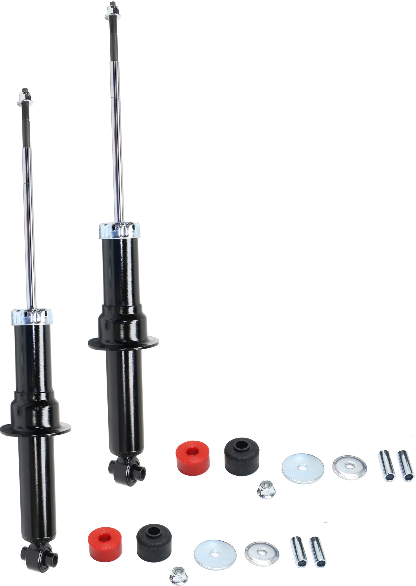 Rear, Driver and Passenger Side Bare Strut