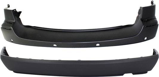 Rear, Upper and Lower Upper - Primed, Lower - Textured Bumper Cover