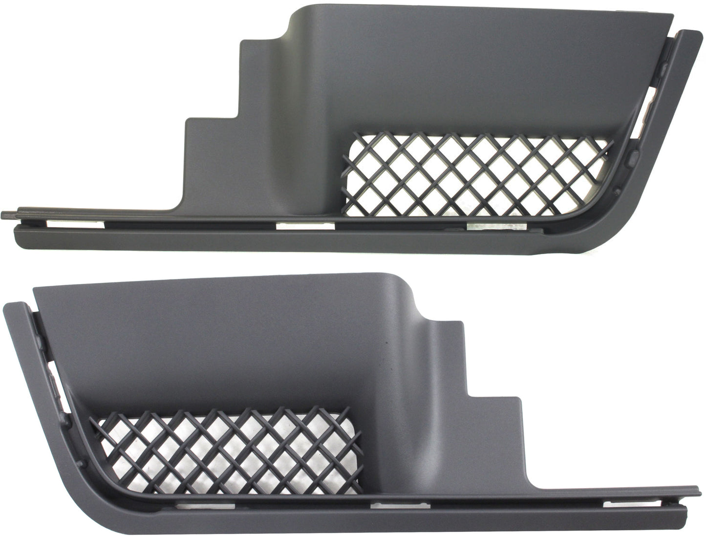 Rear, Driver and Passenger Side Bumper Trims, Primed