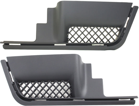 Rear, Driver and Passenger Side Bumper Trims, Primed
