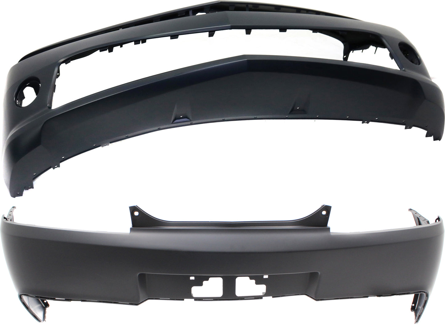 Front and Rear Primed Bumper Cover