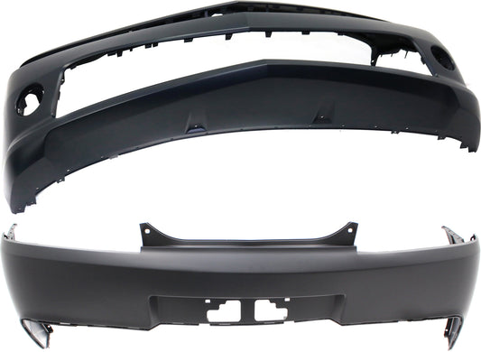Front and Rear Primed Bumper Cover