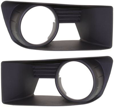 Front, Driver And Passenger Side Fog Light Trims, Primed