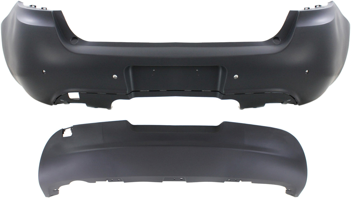 Rear Upper - Primed, Lower - Textured Bumper Cover CAPA Certified