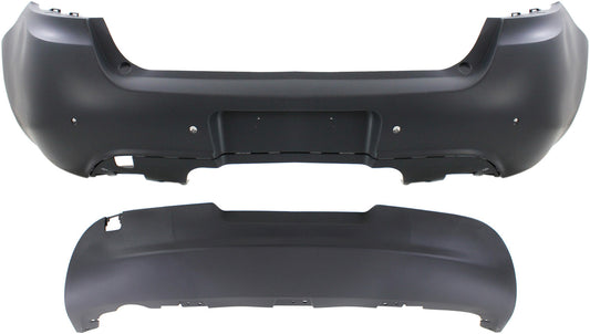 Rear Upper - Primed, Lower - Textured Bumper Cover CAPA Certified