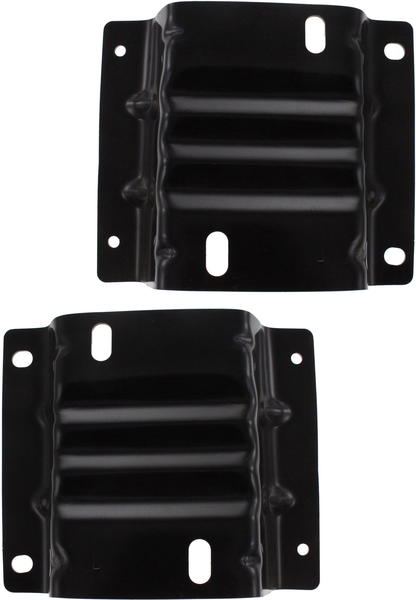 Front, Driver and Passenger Side Bumper Brackets, Mounting Plate
