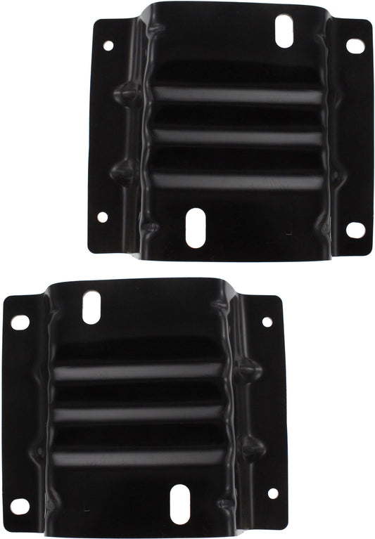 Front, Driver and Passenger Side Bumper Brackets, Mounting Plate