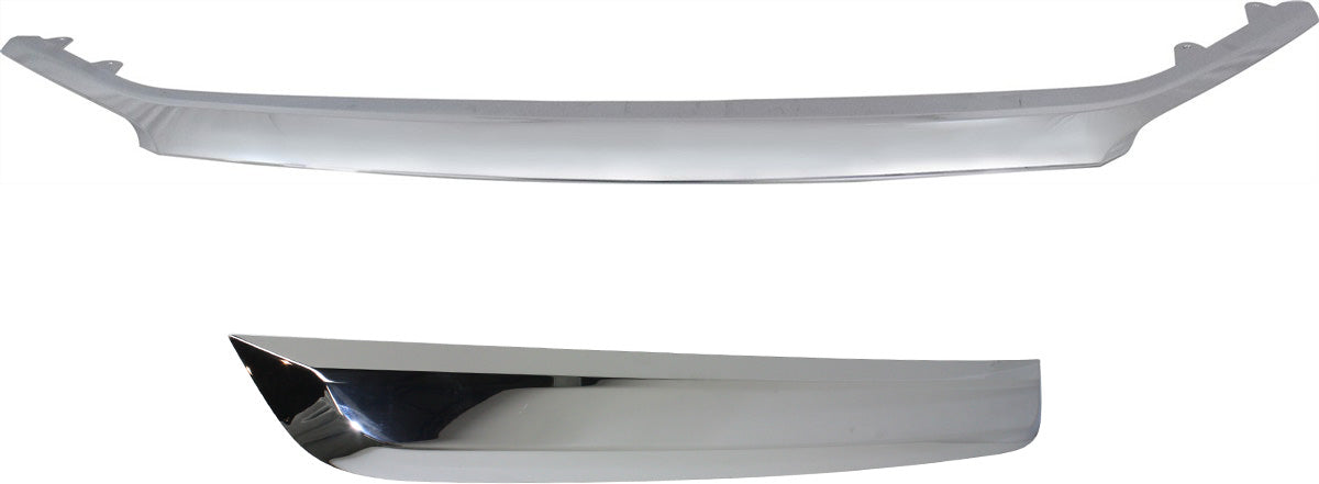 上下格栅饰件，镀铬，上下装饰条，安装在格栅上