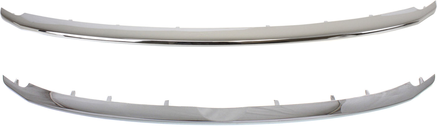 Отделка решетки радиатора, верхняя и нижняя, хром