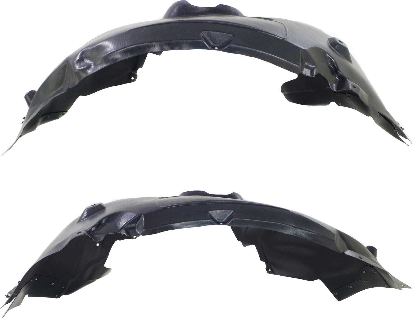 Передний подкрылок со стороны водителя и пассажира