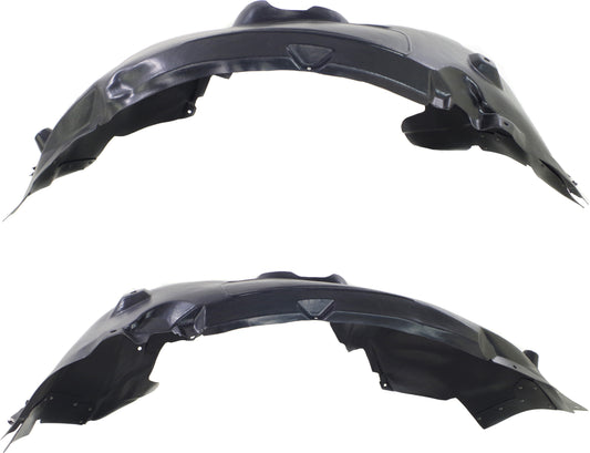 Передний подкрылок со стороны водителя и пассажира
