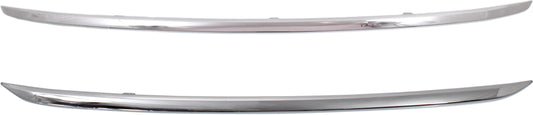 Upper and Lower Grille Trim, Chrome, Center lower molding, Canada, Mexico or USA Built Vehicle, CAPA CERTIFIED