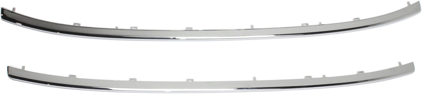 Upper and Lower Grille Trim, Chrome, Center upper molding, Main Grille Trim, USA Built Vehicle, CAPA CERTIFIED