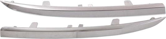 Driver and Passenger Side Grille Trim, Chrome, Center Molding, Canada, Mexico or USA Built Vehicle, CAPA CERTIFIED
