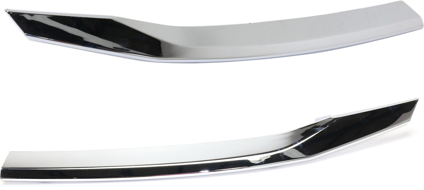 Grille Trim, Driver and Passenger Side, Upper, Chrome