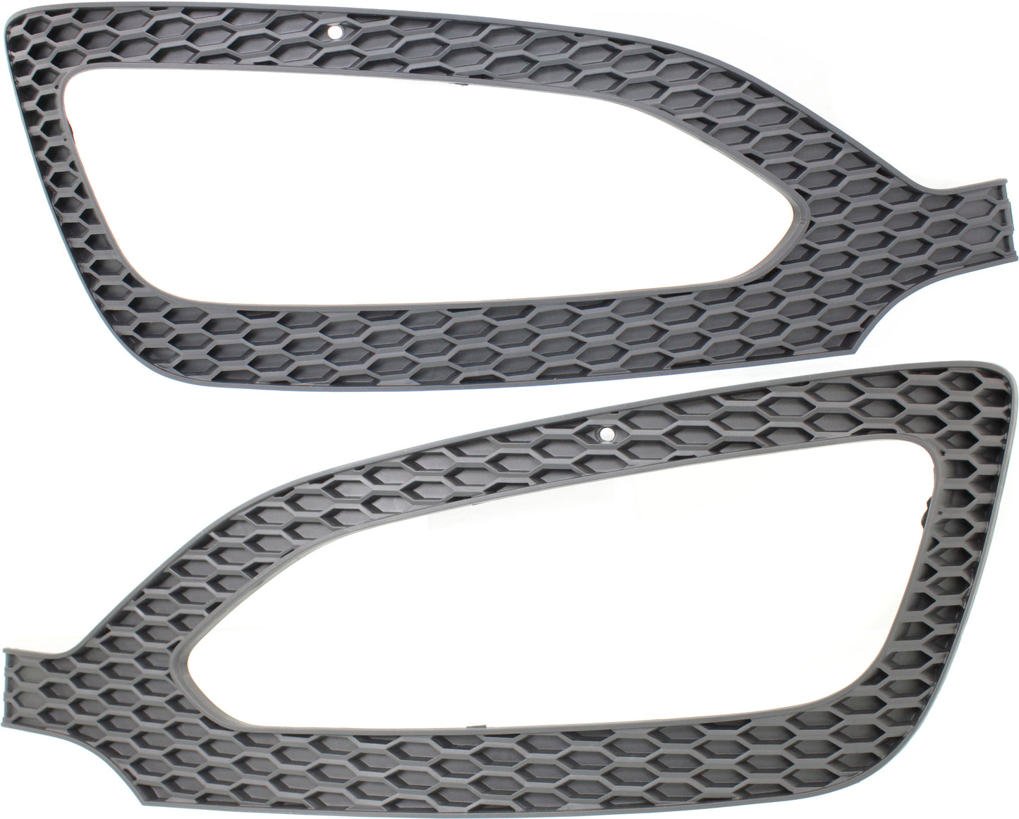 Front, Driver and Passenger Side Fog Light Trims, Primed, CAPA CERTIFIED