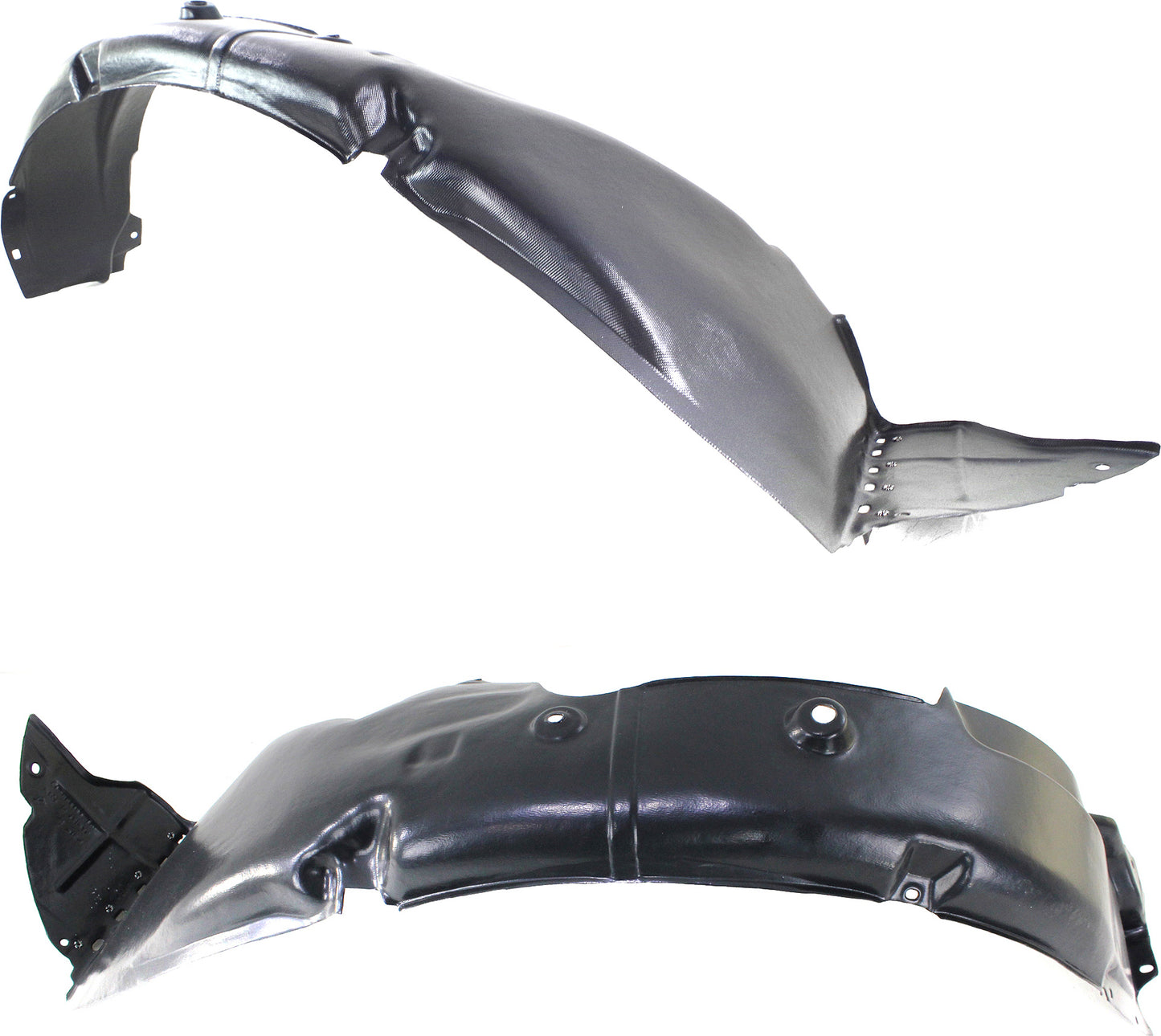 Передний подкрылок со стороны водителя и пассажира