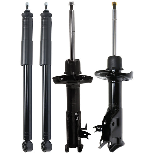 Front and Rear, Driver and Passenger Side Shock and Bare Strut