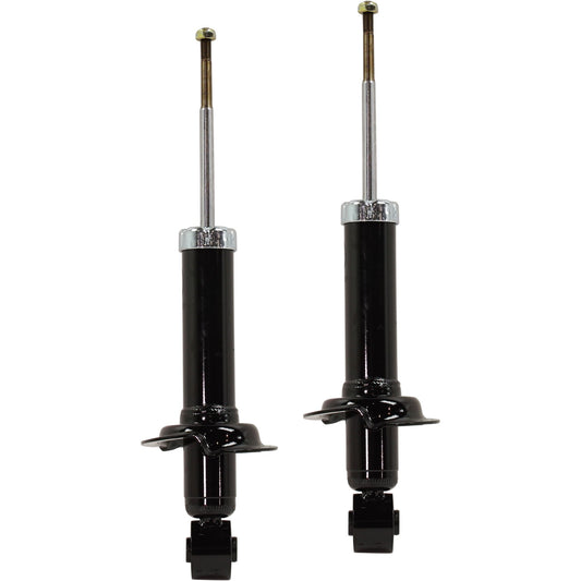 Задняя стойка со стороны водителя и пассажира без амортизаторов