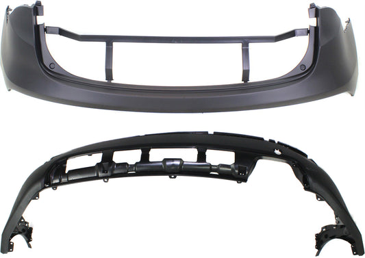 Rear, Upper and Lower Upper - Primed, Lower - Textured Bumper Cover CAPA Certified