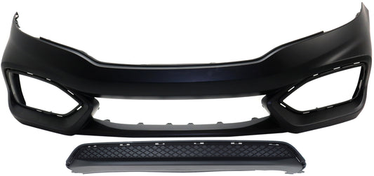 Front - Primed; Rear - Textured Bumper Covers, EX/EX-L/LX Models, Coupe, CAPA Certified