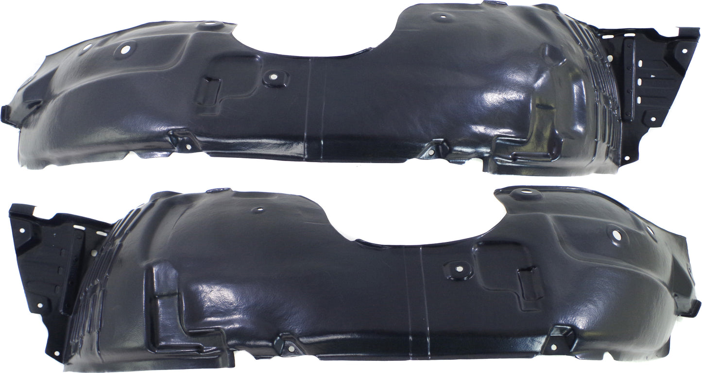 Передний подкрылок со стороны водителя и пассажира