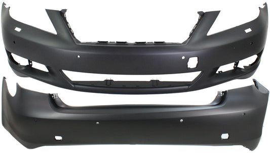 Front and Rear Primed Bumper Cover