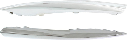 Front, Driver and Passenger Side Grille Trim, Chrome, For Models With AMG Styling Package