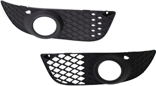 Front, Driver and Passenger Side Fog Light Trims, Primed, For Models with Standard Type Bumper, Except Evolution Models