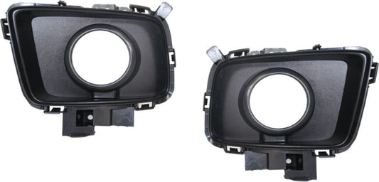 Front, Driver and Passenger Side Fog Light Trims, Primed
