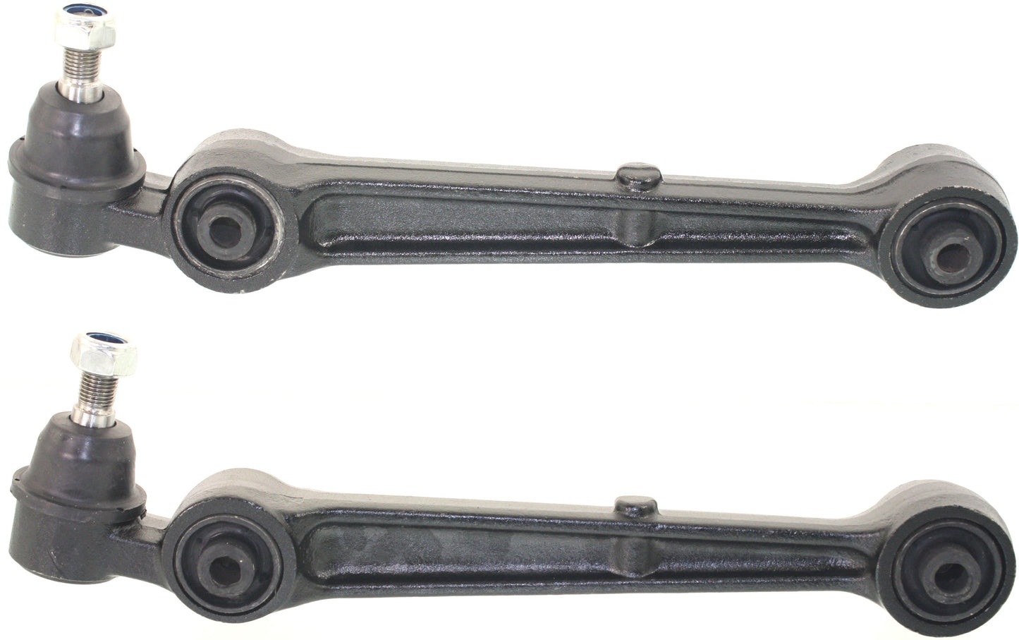 Front, Driver and Passenger Side, Lower, Frontward Control Arms