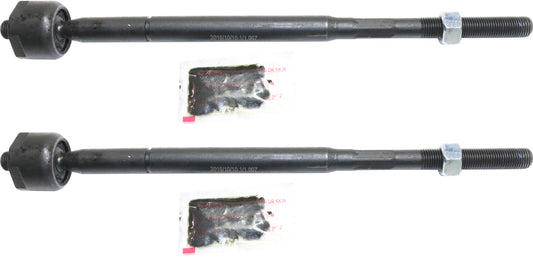 Передние, со стороны водителя и пассажира, внутренние наконечники рулевой тяги