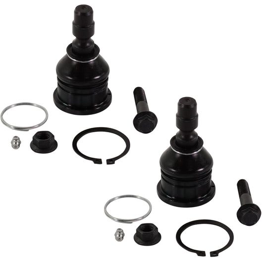 Передние, со стороны водителя и пассажира, верхние шаровые шарниры